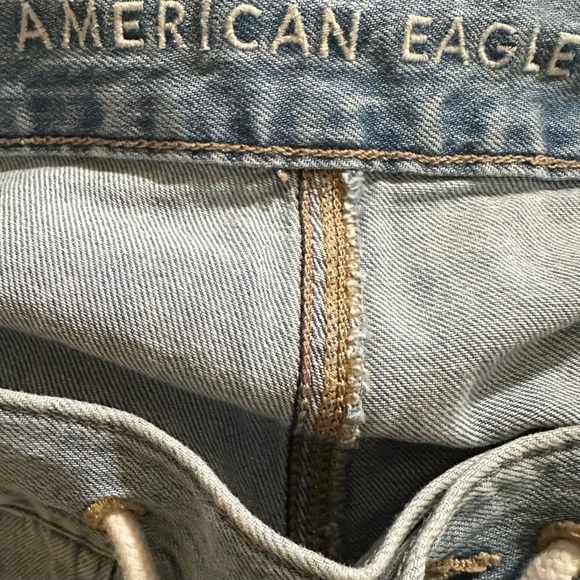 American Eagle drawstring Jean shorts - Picture 5 of 5